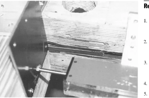 Fig. 10. Local buckling of the glued plate L3 
