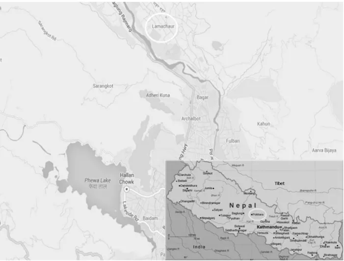 Figure 1 Map of study area (SOURCE: Google maps) 