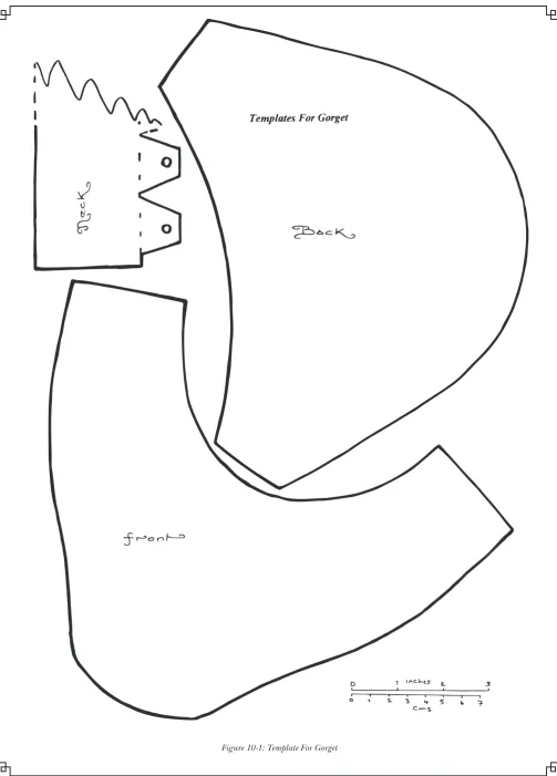 Figure 10-1: Template For Gorget 