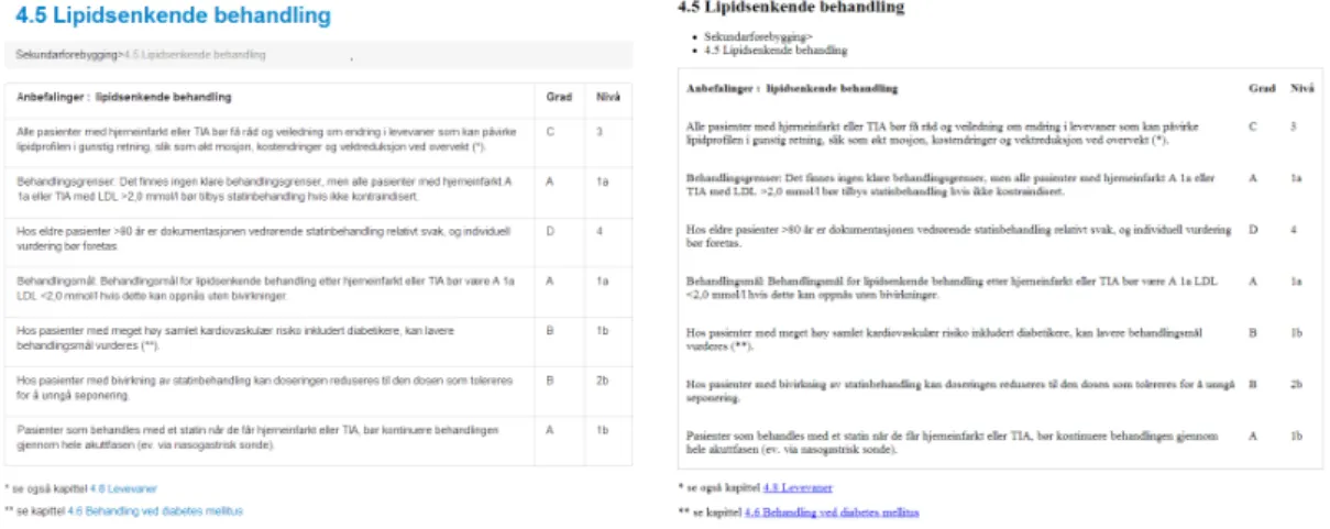 Figure 7.6: AGR modules initial design with and without Bootstrap styling
