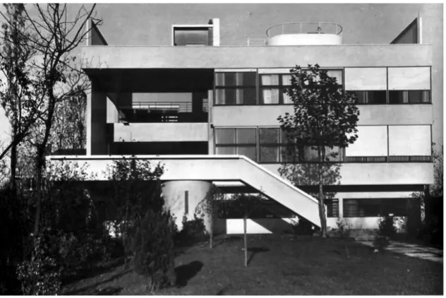 Figure 1.5 Villa in Garches, garden facade 