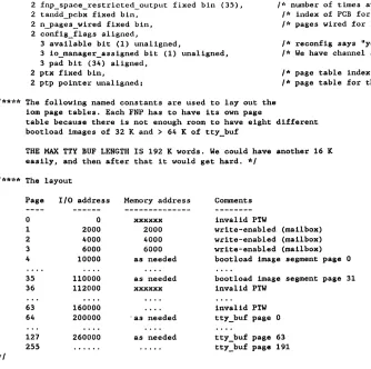 table because boot there is not enough room to have load imagEls of 32 K and> 64 K of tty_buf 
