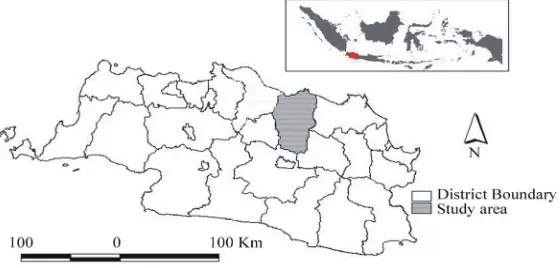 Figure 1. Map of study area. 