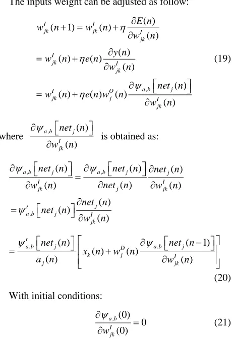 Figure 3 shows the approximation error values using RWNN for 900 data. The Table 1 shows four significant statistical charac-