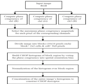 Fig. 3. CHOP feature vector extraction framework [10]