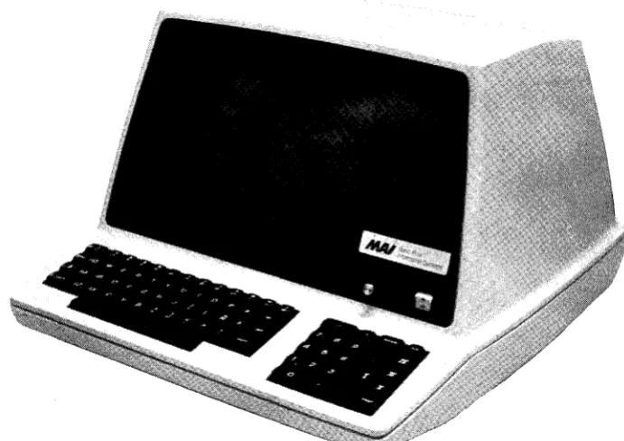 Figure 2-1. Video Display Terminal (VD T) 