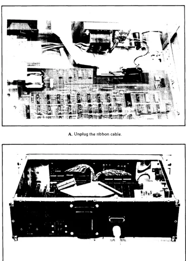 Figure 3-8: Removing the AS HP-IB Connector Board 