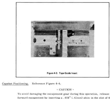 Figure 4-3. Tape Guide Insert 