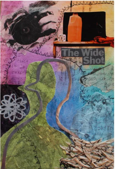 Figure 6. Foreign Instances. This multimedia collage (re)presents how I negotiate foreignness in my writing