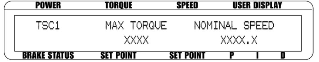 Figure 3-17  TSC1 Powder Brake Setup Menu