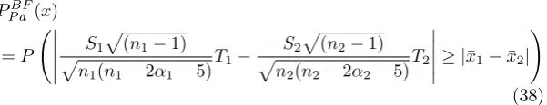table show clearly that the new Bayesian measure of evidence under
