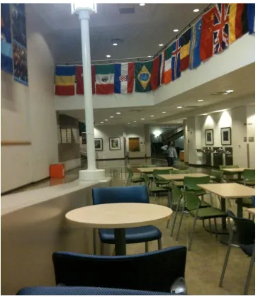Figure 7: Flags in Student Center, 2011