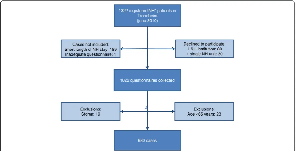 Figure 1 Flow chart of inclusions and exclusions. *Nursing home. Saga et al. [9].