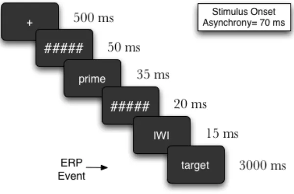 Figure 1: Timing and Order of Stimulus Presentation10  