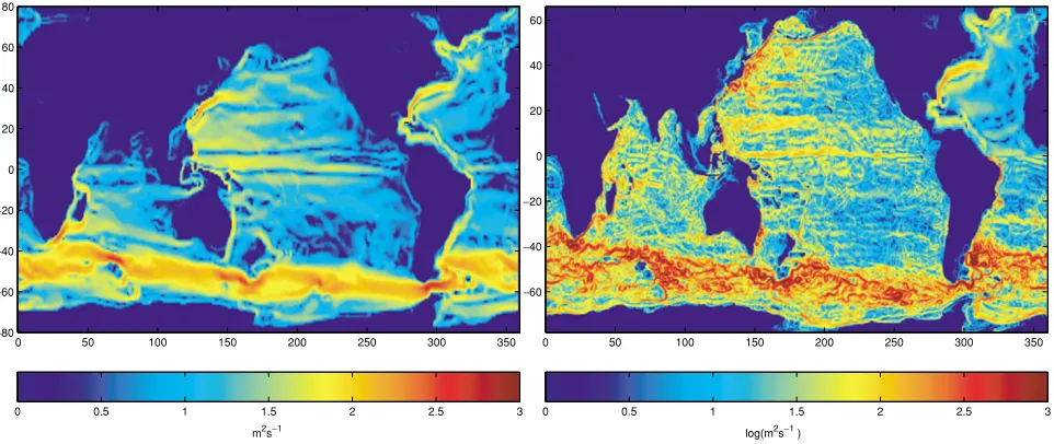 Fig. 1. Map of the adopted surface shell conductance (in S).