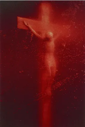 Figure 
  2, 
  Andre’ 
  Serrano, 
  Piss 
  Christ, 
  Photograph, 
  1987 
  