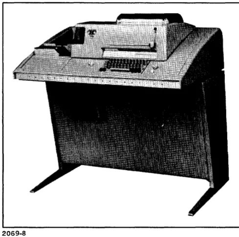 Figure 1-11. System Console, HP 2754B Teleprinter 