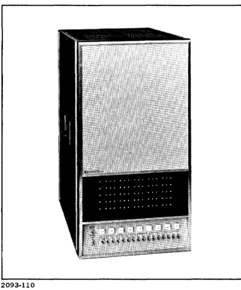 Figure 1-1. Representative Central Processor, HP 2116C Computer 