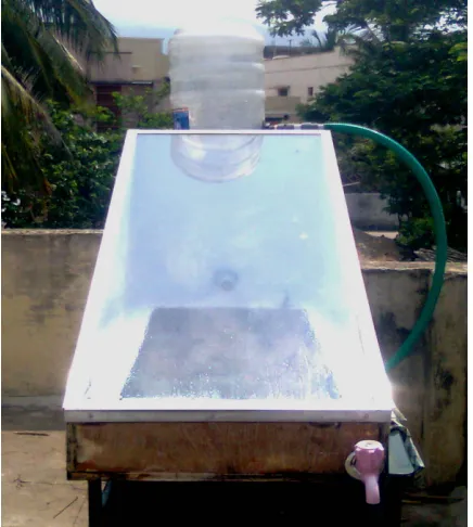 Figure 4. Still with heat storage. 
