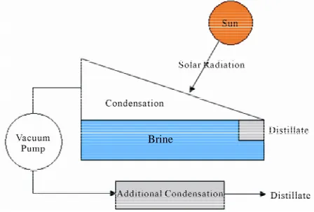 Figure 6. Vacuum solar still setup. 