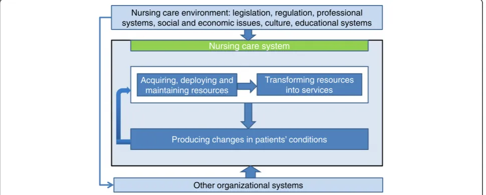 Figure 2 The nursing care performance framework.