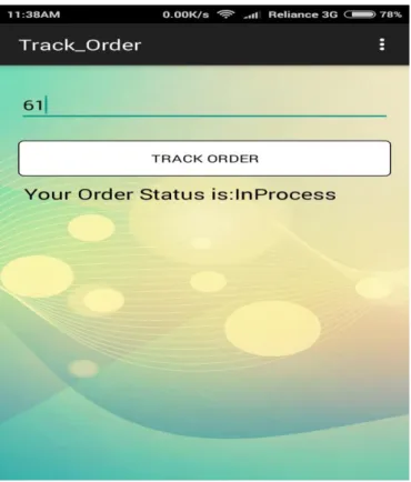 Figure 13: Track Order 