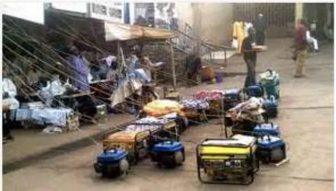 Fig. 1. Typical Unhealthy Distributed Generation Common to Nigeria's Consumer Points 