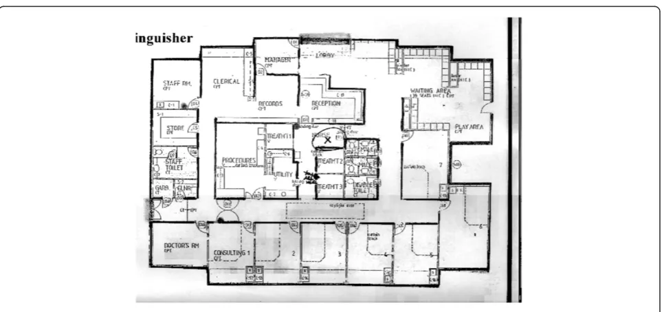 Figure 1 Floorplan, modified building..
