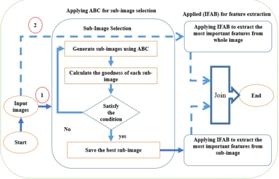 Figure 4: The process of feature selection using RISAB