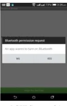 Fig. 6: Second GUI Screen of Android App 