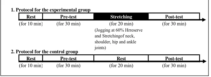 Table 1. Measurement items in each experimental phase.