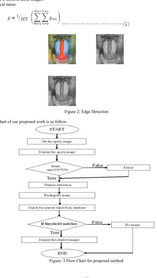 Figure 2: Edge Detection  Flow chart of our proposed work is as follow: 