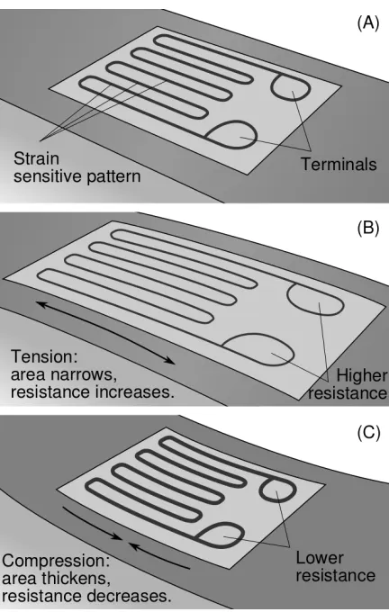 Figure 2.1: Strain gauge schematic. Image from [13].