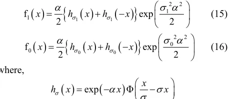 Figure 9. Making the final decision in the first crossing to the threshold. (a) Cyber Exploits Present, denoted H1; (b) Cyber Exploits Absent, denoted H0