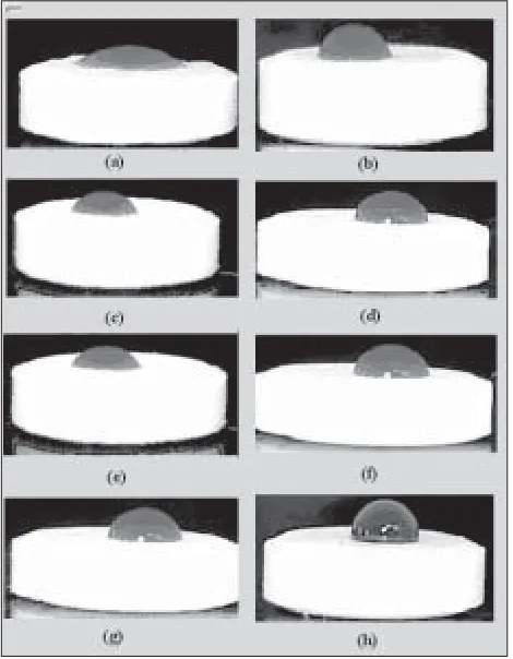 Fig. 7 shows the surfaces of tablets made by DB, 