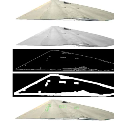 Figure 6.  Example output of algorithm.  Left side gives a simple example whilst right  side shows a more complex example 