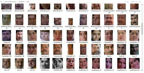 Figure 8. (a) Input image to be detected and recognized   (b) Successfully identied face of Actor Mr.Innocent 