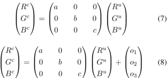 Fig. 3. A 3 × 3 sample pattern (a) sign component (LBP S code) (b) magnitude components (LBP M code (assume threshold = 29)).
