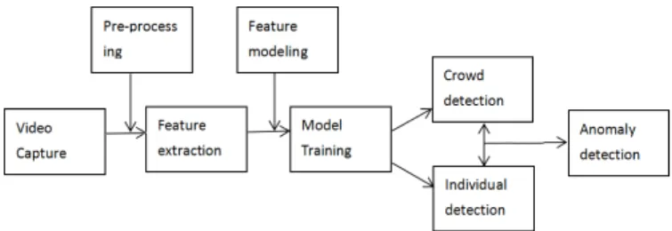 Fig. 2.  Detailed crowd abnormal behavior detection framework