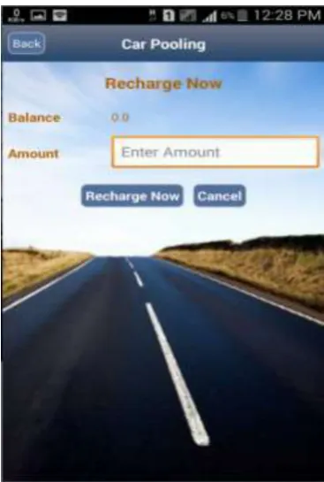 Figure 6. Service – “Recharge Now” 