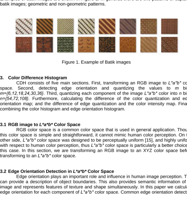Figure 1. Example of Batik images 