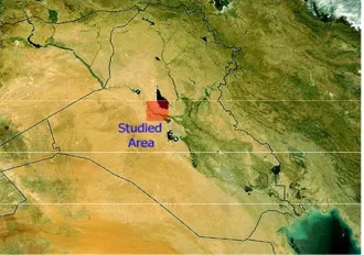 Figure 1. Location map of the studied area. 