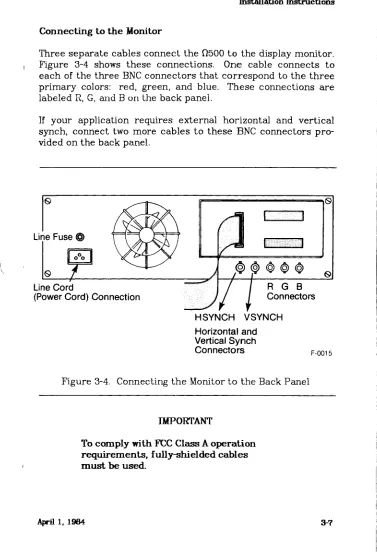 Figure 3-4 shows these connections. 