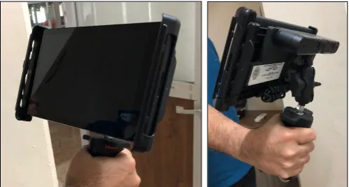 Figure 4. Display of the DPI-8 handheld scanner. 