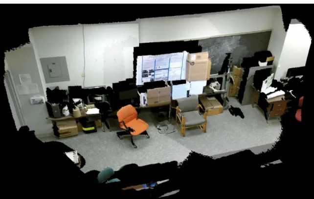Figure 11: A unified 3D model of the room generated during calibration 