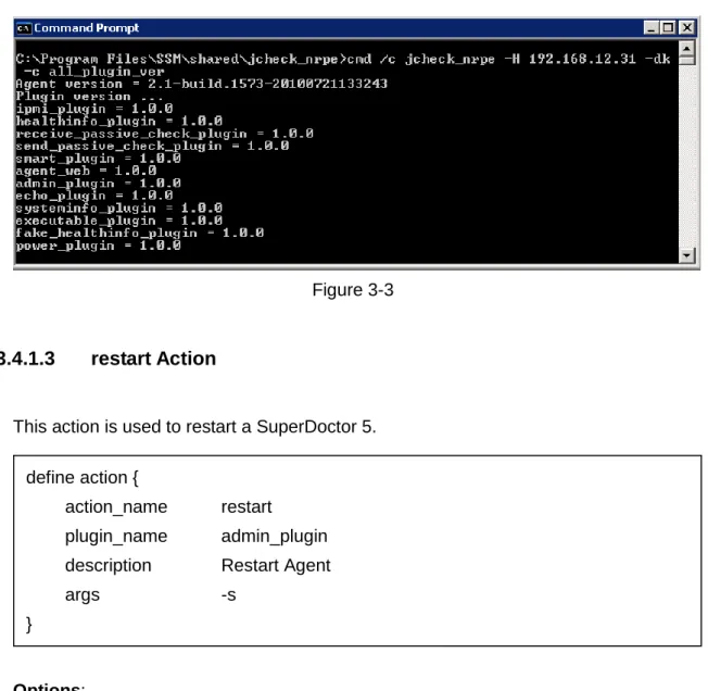 Figure 3-4 define action { 