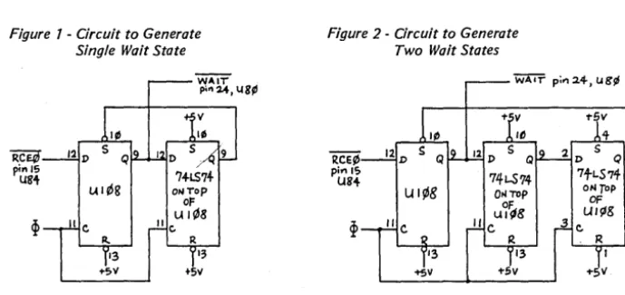 Figure 1 - Circuit to Generate Single Wait State 