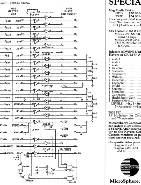 FIgure 1 - 5-100 Bus Interface 