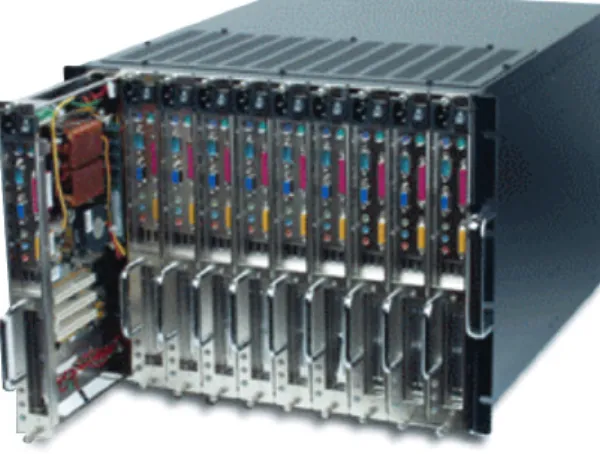 Fig. 2.4  Blade chassis Fig. 2.5  Dual-node blade server