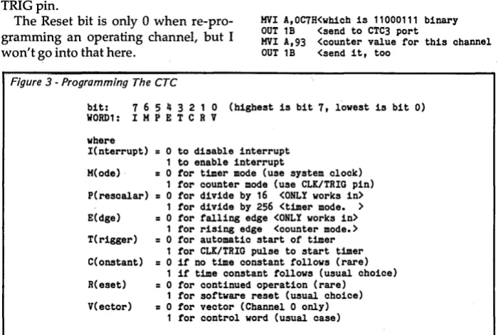 Figure 3 - Programming The eTC 